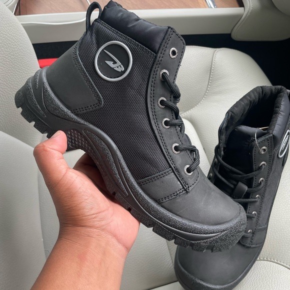 Men's Steel Toe Cap Lightweight Anti-Spike Oil-Resistant SlipResistant WorkBoots - Picture 10 of 17